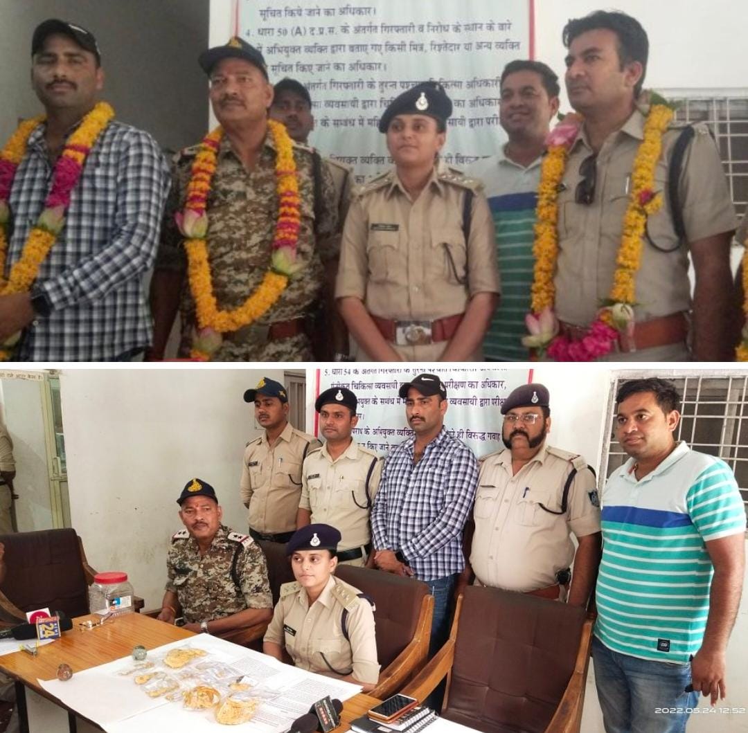 भगवती मैरिज गार्डन से हुई लाखों की चोरी का सिविल लाइन पुलिस ने किया पर्दाफाश