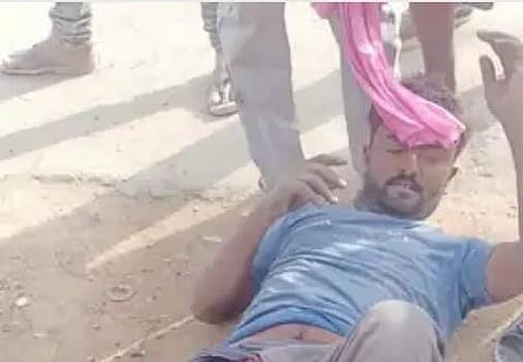 झपकी आने से चलते ट्रैक्टर से गिरा युवक