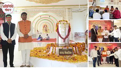 ध्यान गुरु रघुनाथ येमूल गुरुजी ने बनाया विश्व का सबसे बड़ा 5210 किलो का पारद शिवलिंग; हरिद्वार में महाशिवरात्रि पर विशेष पूजन