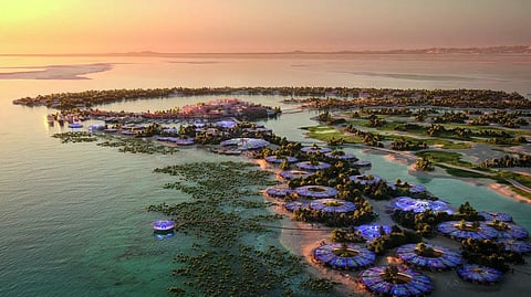 أحد المشاريع السياحية على البحر الأحمر