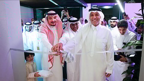 أثناء افتتاح مشروع "أوندا" السكني الفاخر