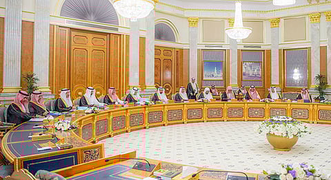 جانب من اجتماع مجلس الوزراء