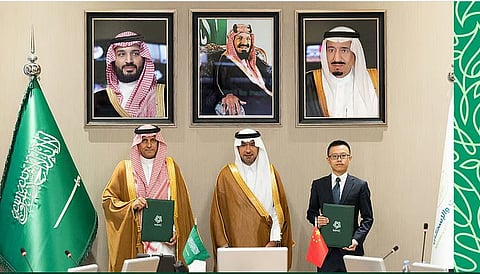 عقب توقيع الاتفاقية بين "NHC" السعودية  وCACC الصينية