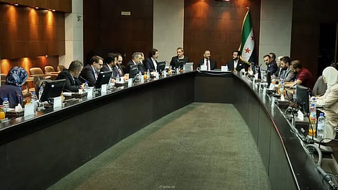 اجتماع هيئة الاستثمار السورية بالوفد التركي في دمشق