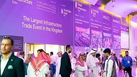 من فعاليات المنتدى والمعرض العالمي للبنية التحتية 2025 في الرياض