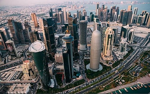 أبراج شاهقة بالدوحة