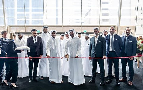 خلال افتتاح المعرض
