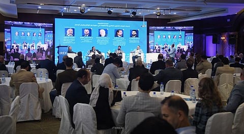 خلال أعمال الملتقى الدولي للتطوير العقاري بسوريا