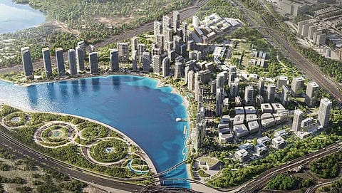 مخطط مشروع حي دبي للتصميم 