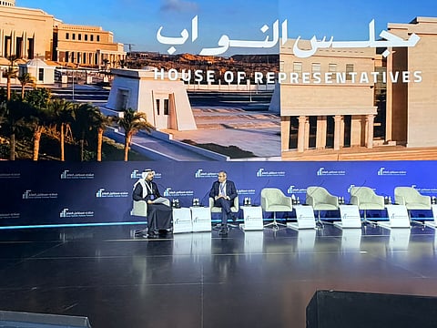 خالد عباس، رئيس مجلس إدارة شركة "العاصمة الإدارية" خلال الحوار