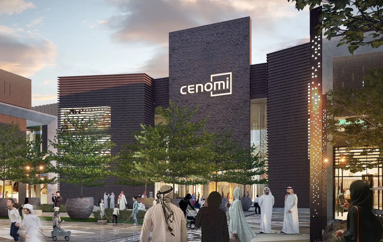 أحد مشاريع شركة سينومي سنترز