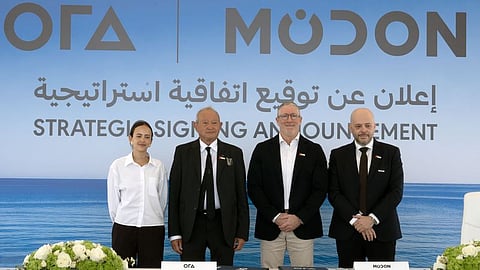 عقب توقيع الاتفاقية بين "مدن" و"أورا"