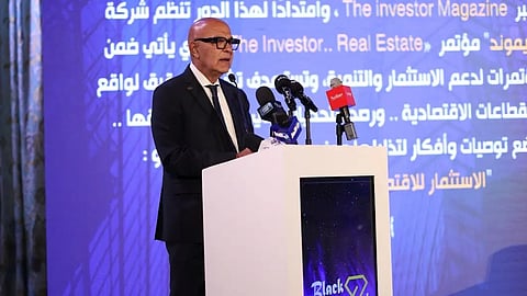 المهندس أحمد صبور خلال كلمته في المؤتمر