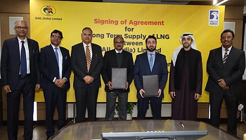 GAIL signs agreement with ADNOC to purchase 0.5 MMTPA LNG