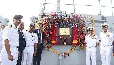MDL delivers stealth frigate ‘Nilgiri’ and destroyer ‘Surat’ to Indian Navy