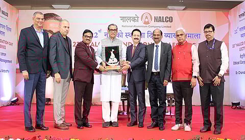 Dr Chandra Bhanu Satpathy delivers the 22nd NALCO Foundation Day lecture