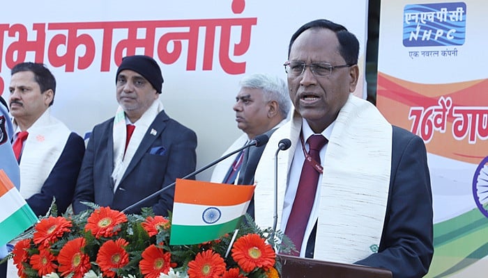 NHPC celebrates 76th Republic Day