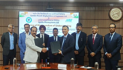 GRSE and Apollo Micro Systems join hands for advanced defence solutions