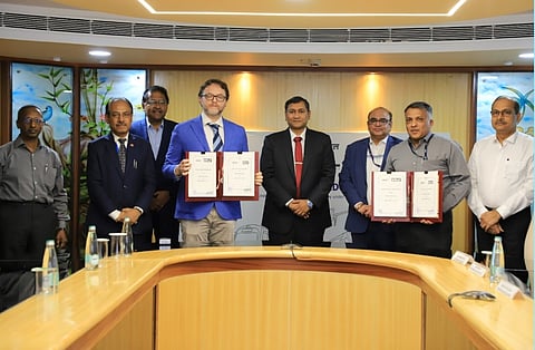 BEML signs MoU with Dragflow Italy to develop Amphibious Cutter Suction Dredgers