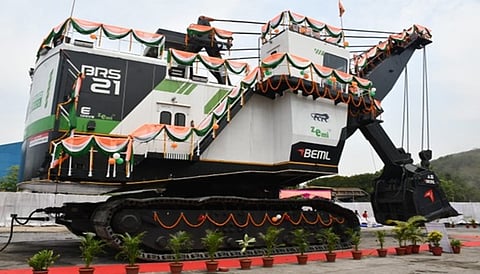 BEML launches India’s largest indigenously developed rope shovel