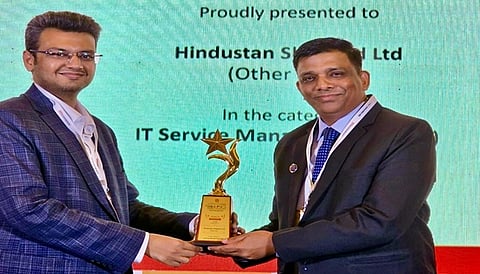 HSL honoured for Digital Excellence at Governance Now PSU IT Awards