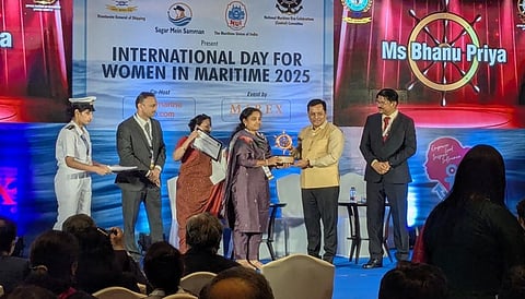 HSL’s Bhanu Priya honoured for her trailblazing work in green maritime design