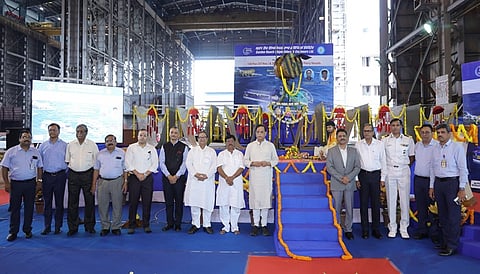 GRSE lays keel for 13 hybrid ferries, driving green maritime vision for West Bengal