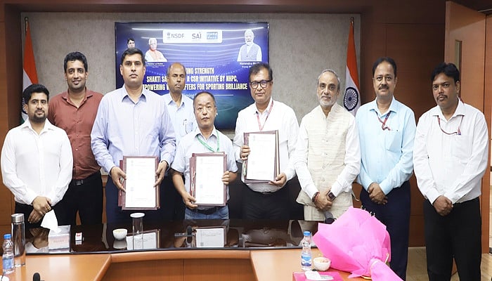 NHPC signs MoU with NSDF and SAI to empower young talented weightlifters