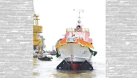 GSL launches indigenously developed 5th fast patrol vessel ‘Achal’