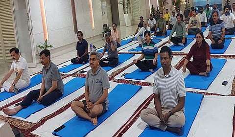 RailTel celebrates International Day of Yoga 2025