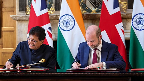 Alt="India, UK ink historic trade deal"