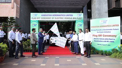 Go Green: HAL flags off fleet of electric vehicles