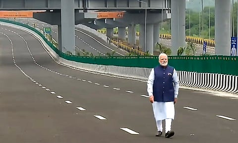PM Modi inaugurates two highways worth Rs 11,000 crore to decongest Delhi