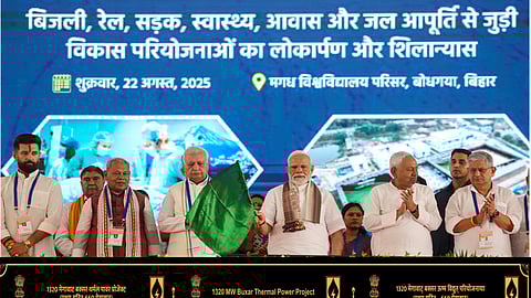 PM Modi inaugurates 1st unit of SJVN’s 1,320 MW Buxar Thermal Power Project in Bihar