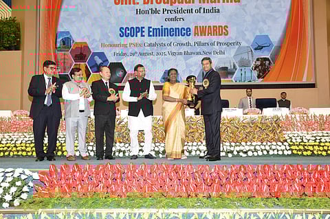 NTPC CMD honoured with leadership excellence award by the President