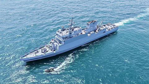 SAIL supplies high grade steel for INS Androth