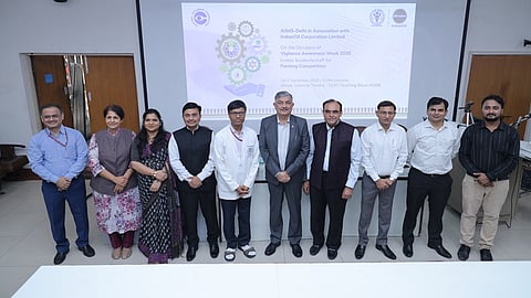 Indian Oil organises painting competition at AIIMS to promote vigilance awareness