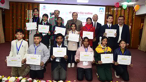 SJVN hosts state-level painting competition to promote energy conservation among school students in Himachal