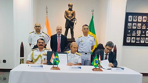 MDL Facilitates Indo-Brazil Naval MoU; INS Imphal Achieves Key Milestone