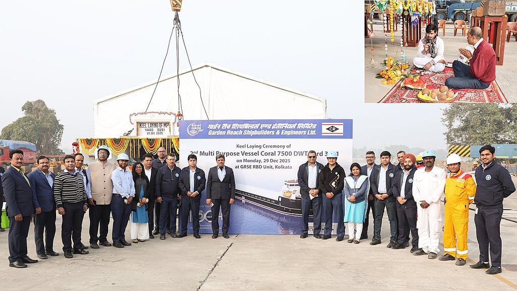 GRSE lays keel for second MPV under Germany order