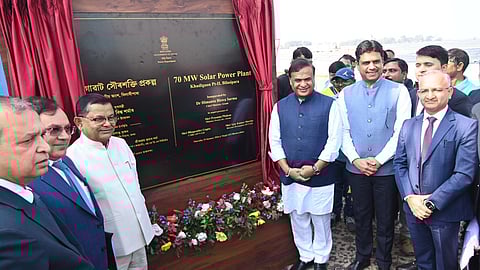 Assam CM inaugurates SJVN’s 70 MW Dhubri Solar Power Project