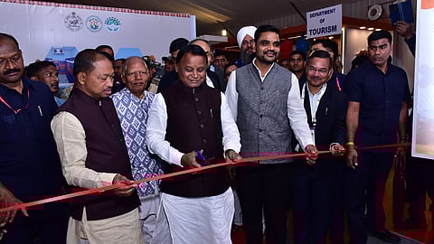 Alt="Odisha CM inaugurates OMC Pavilion at 25th Enterprise Odisha in Rourkela"