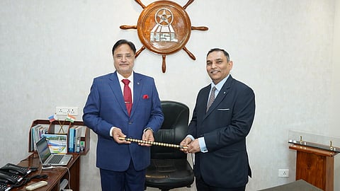 Leadership Transition at HSL: Cmde Girideep Singh, superannuates; Capt. Ganti Venkateswarlu assumes additional charge as C&MD