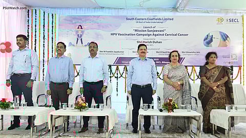 Alt="SECL way ahead of the curve in HPV Vaccination Drive"