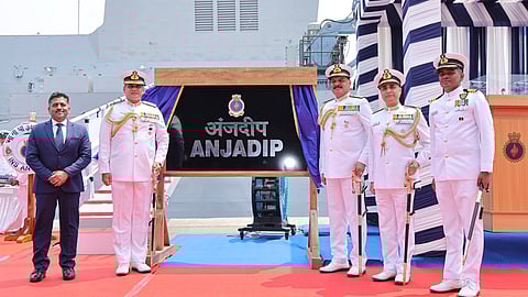 GRSE strengthens naval capabilities with commissioning of INS Anjadip