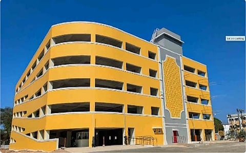 RITES inaugurates multi-level car parking facility Kollam Station
