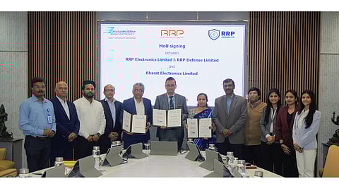 BEL, RRP Group sign MoU to collaborate on semiconductors, unmanned systems