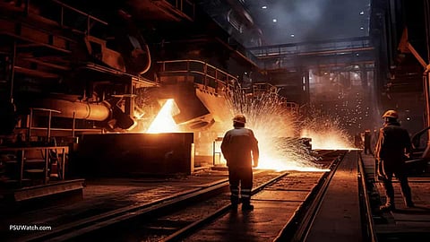 Alt="SAIL records best ever year of steel production and sale both"