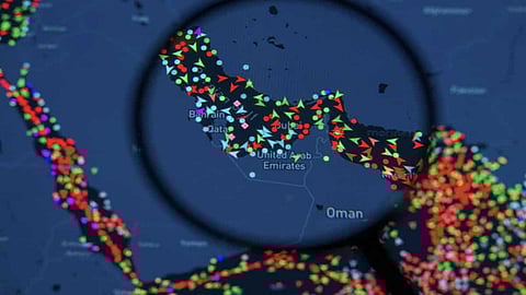 Alt="As US blockade takes effect, India calls for ‘unimpeded freedom of navigation’ in Strait of Hormuz"