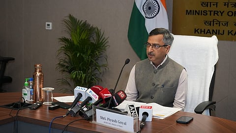 Alt="Mines Secretary Piyush Goyal"